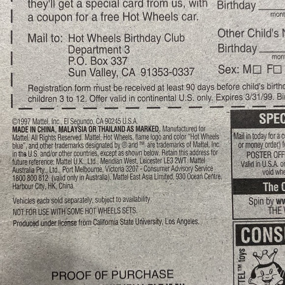 Hot Wheels | 1998 First Editions #23 of 40 Cars: Solar Eagle III - 1:64 Scale - Picture 3 of 9